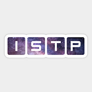 ISTP Galaxy Blocks Sticker